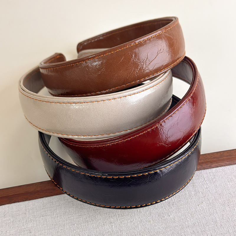 Leatherwork Pony - Fasce per capelli in pelle Fasce