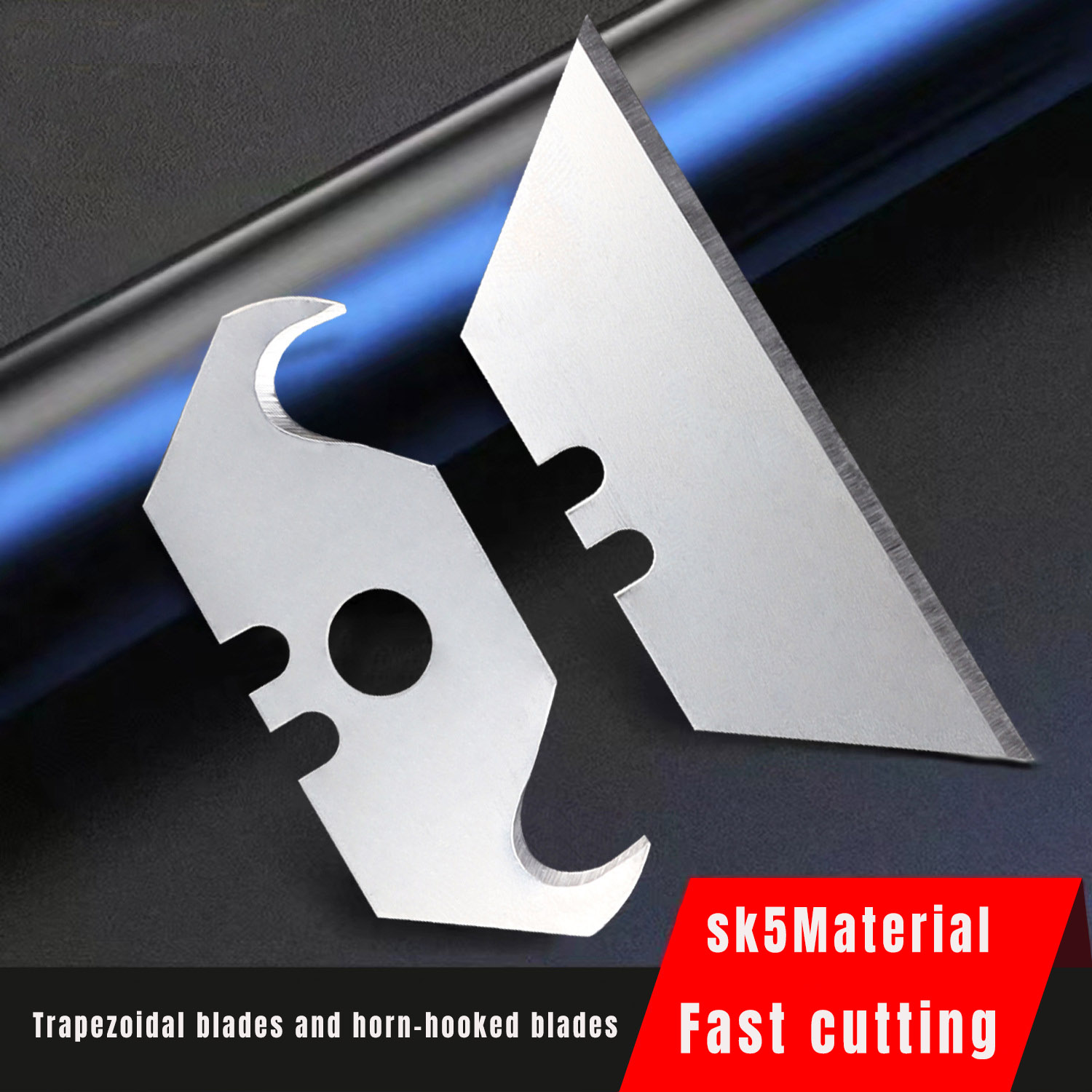 Leatherworking Equipment - Lama da taglio combinata trapezoidale a