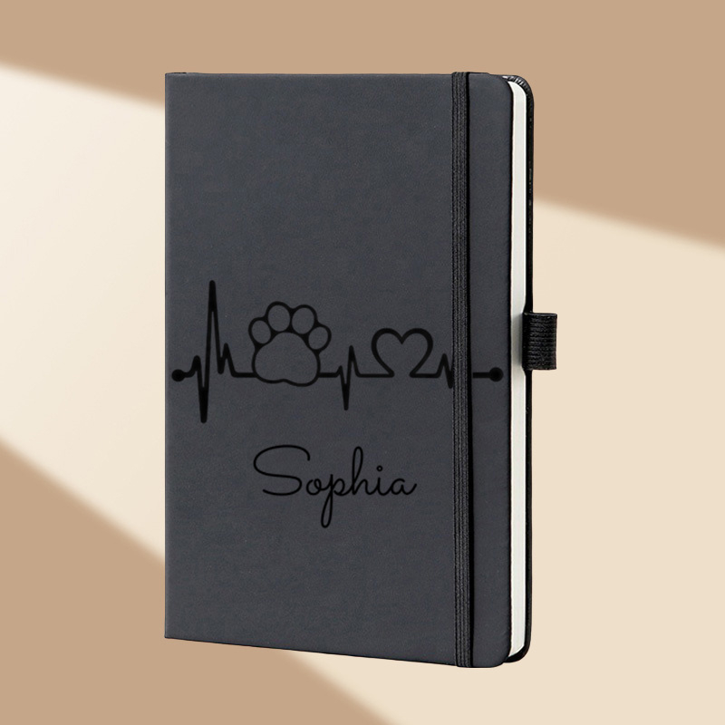 Leatherwork Journal - Quaderno con Copertina Rigida in Ecopelle