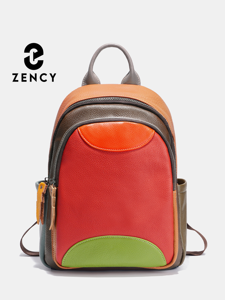 Leather Work Womens Backpack - Zency Zaino da Donna in Vera