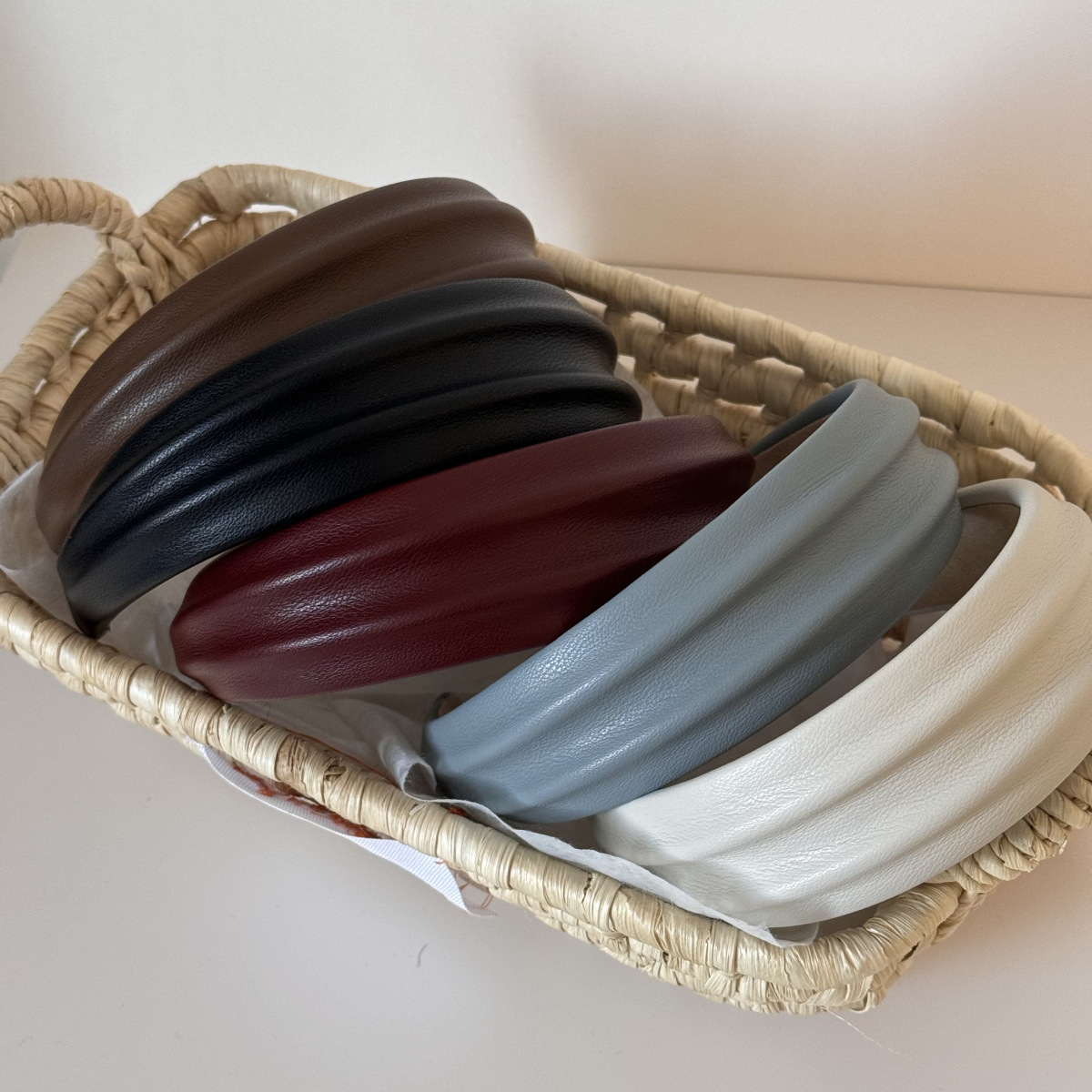 Leatherwork Pony - Fasce per capelli larghe in pelle