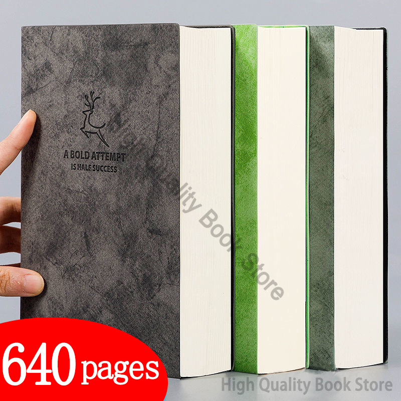 Leatherwork Journal - Libro in bianco Super spesso, 80gsm,320