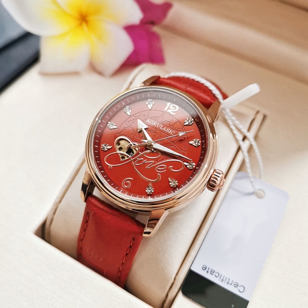 Leatherworking Items - Orologio Meccanico da Donna di Lusso