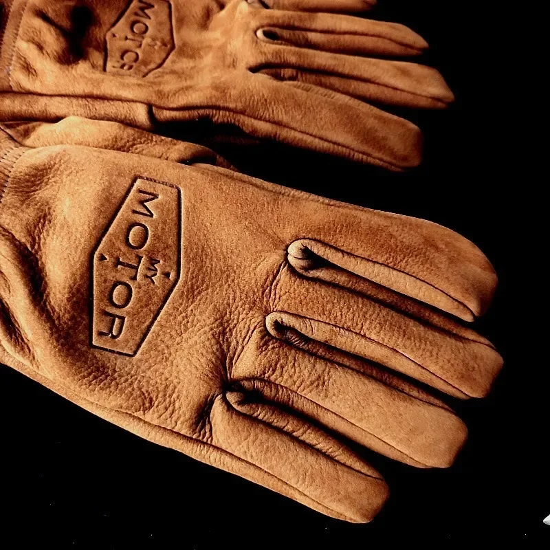 Guanti da moto vintage in pell - Leatherworking Items recensione e prezzo