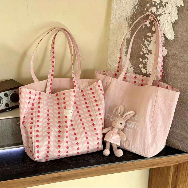 Borsa tote in tela con motivo  - Leather Work Handbags For Women recensione e prezzo
