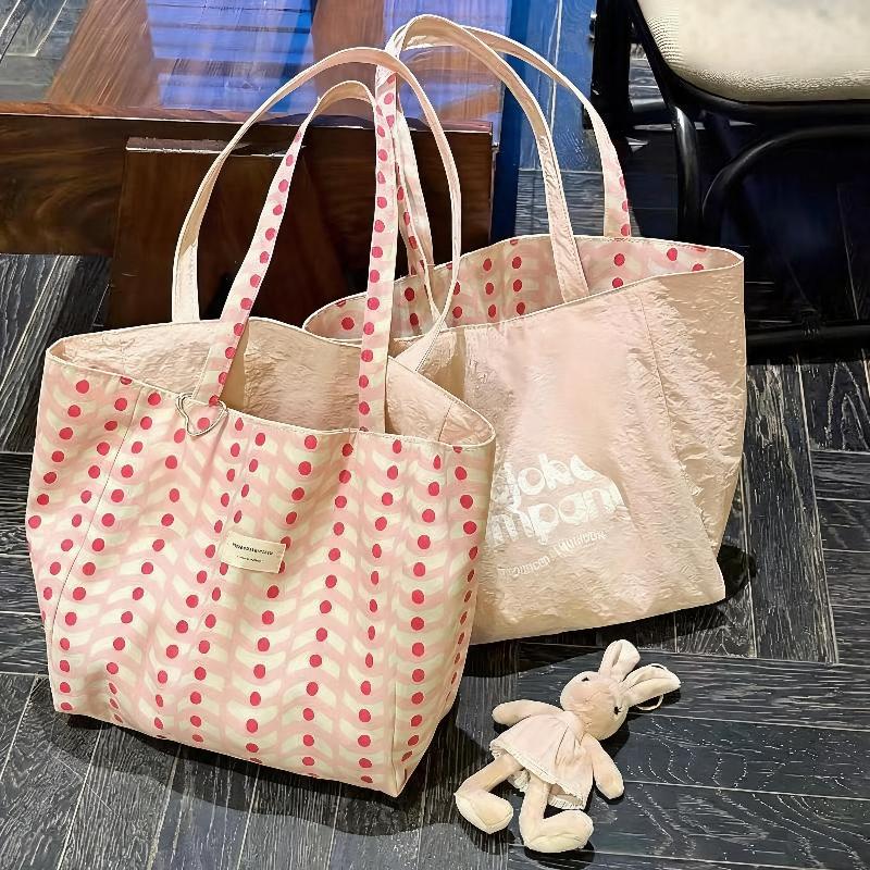 Borsa tote in tela con motivo  - Leather Work Handbags For Women recensione e prezzo