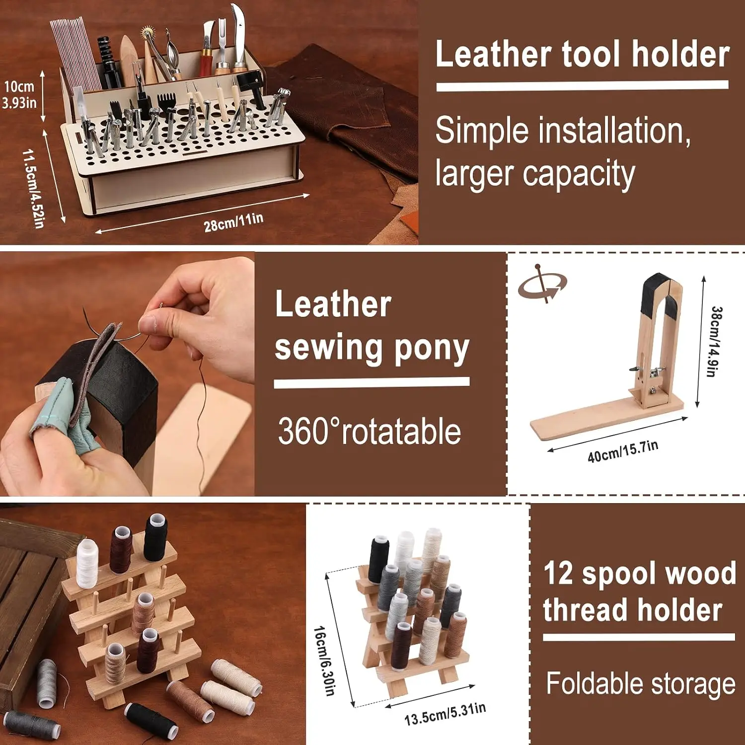 Set di 628 Pezzi per Lavorazio - Leatherwork Beginner Tools recensione e prezzo