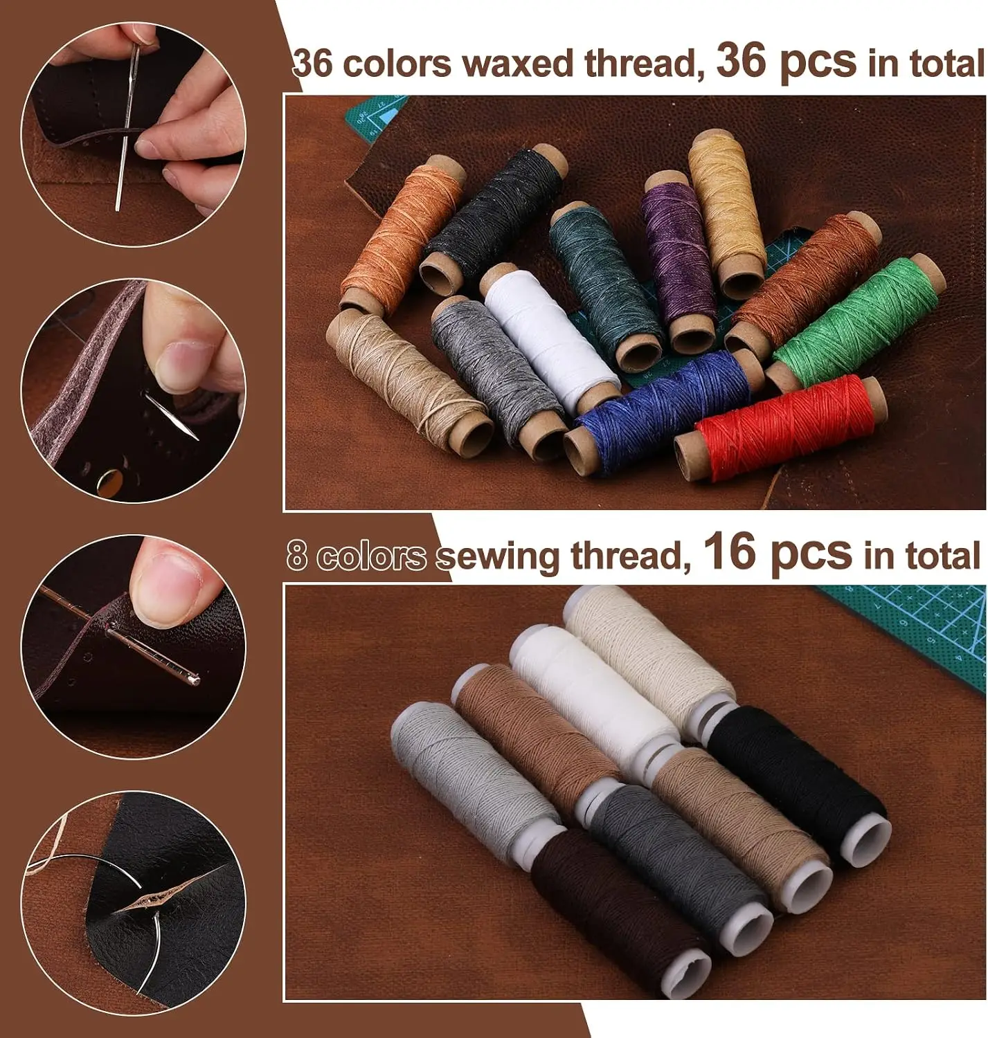 Set di 628 Pezzi per Lavorazio - Leatherwork Beginner Tools recensione e prezzo