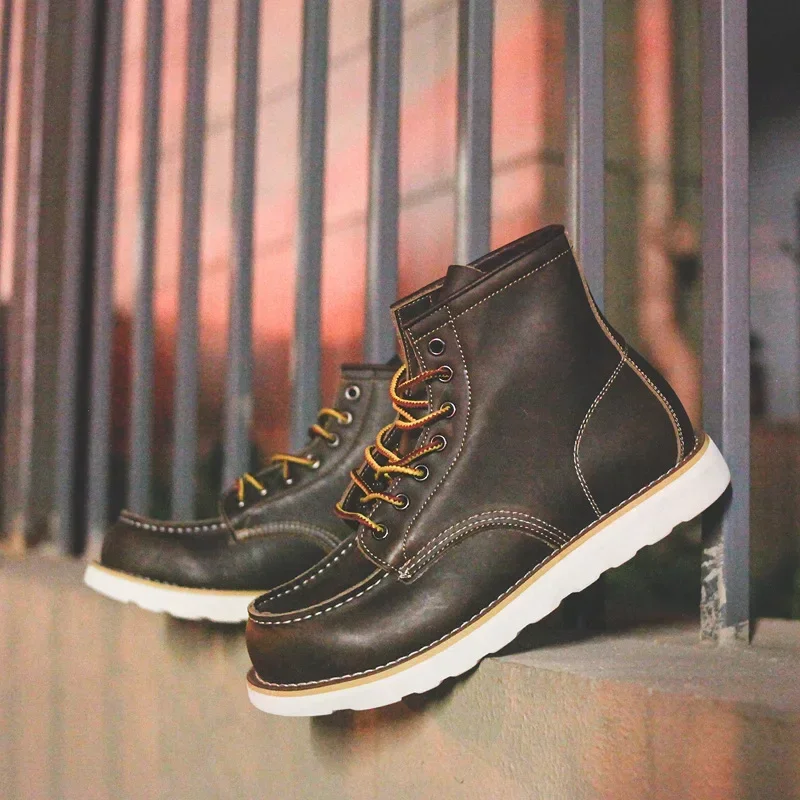 Stivali da uomo in vera pelle  - Leatherworking Equipment recensione e prezzo