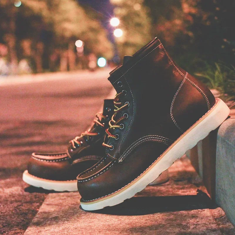 Stivali da uomo in vera pelle  - Leatherworking Equipment recensione e prezzo