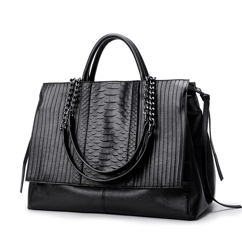 Elegante borsa tote con cernie - Leather Work Handbags For Women recensione e prezzo