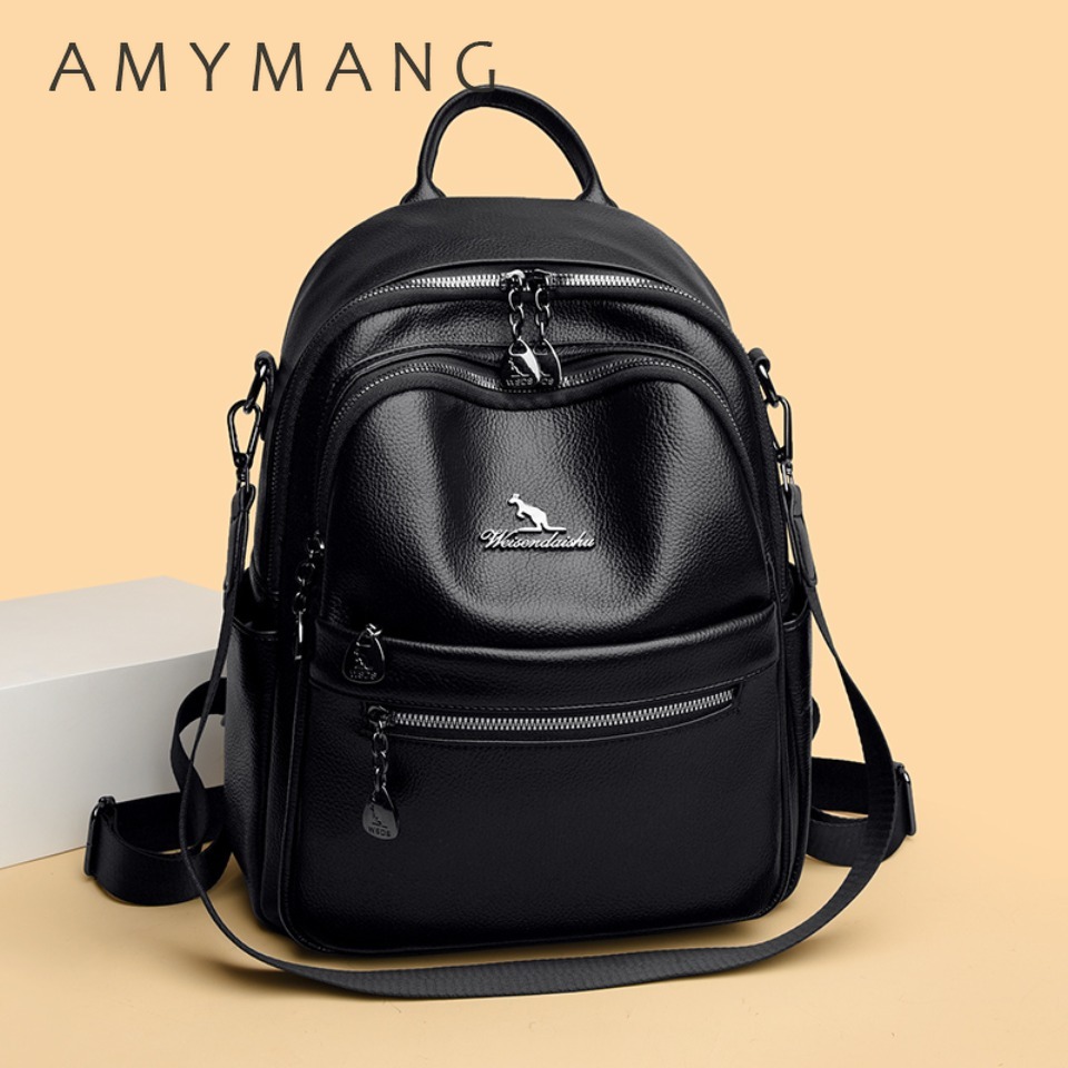 Zaino con texture in pelle mar - Leather Work Womens Backpack recensione e prezzo