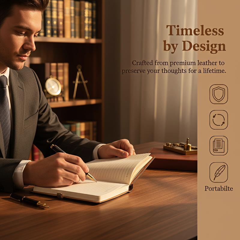 Quaderno vintage in similpelle - Leatherwork Journal recensione e prezzo