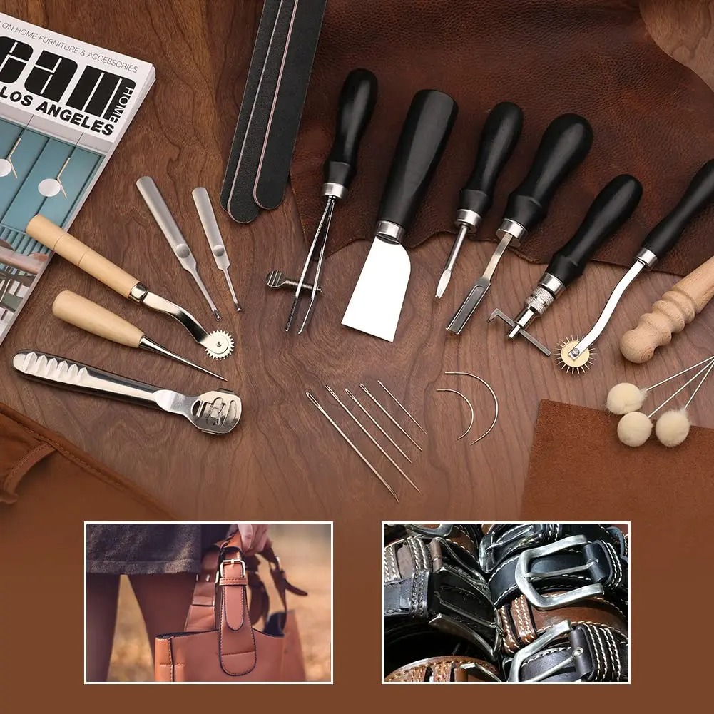 Fenrry 37 pezzi Strumenti da l - Leatherwork Beginner Tools recensione e prezzo
