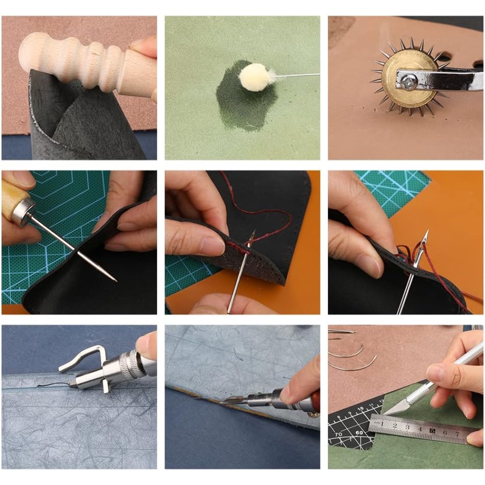 Kit Pratico di Strumenti per L - Leatherwork Beginner Tools recensione e prezzo